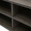 Wall Mounted Media Console; Floating TV Stand Component Shelf with Height Adjustable