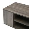 Wall Mounted Media Console; Floating TV Stand Component Shelf with Height Adjustable