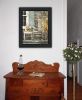 "Reflecting Time" by Artisan John Rossini, Ready to Hang Framed Print, Black Frame