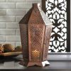 Exotic Hexagonal Candle Lantern - 13 inches