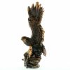 Bronze-Look Eagle in Flight Statue