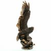 Bronze-Look Eagle in Flight Statue