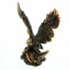 Bronze-Look Eagle in Flight Statue