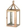 Rose Gold Stainless Steel Caring Lantern - 17.5 inches