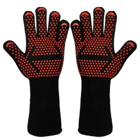 Spot Heat Insulation Barbecue Kitchen Baking Thick And High Temperature Resistant Oven Anti-scald Microwave Oven Gloves (Option: 7style-Average Size-21style)