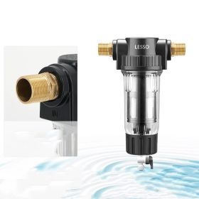 Pre-filter Household Large Flow Kitchen Tap Water Backwash Water Purifier Whole-house Water Filter (Option: 1 Style)