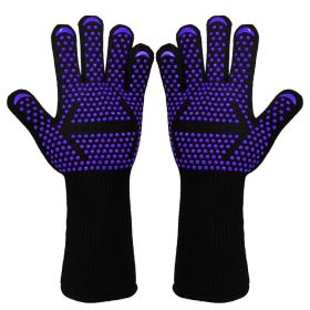 Spot Heat Insulation Barbecue Kitchen Baking Thick And High Temperature Resistant Oven Anti-scald Microwave Oven Gloves (Option: 9style-Average Size-21style)